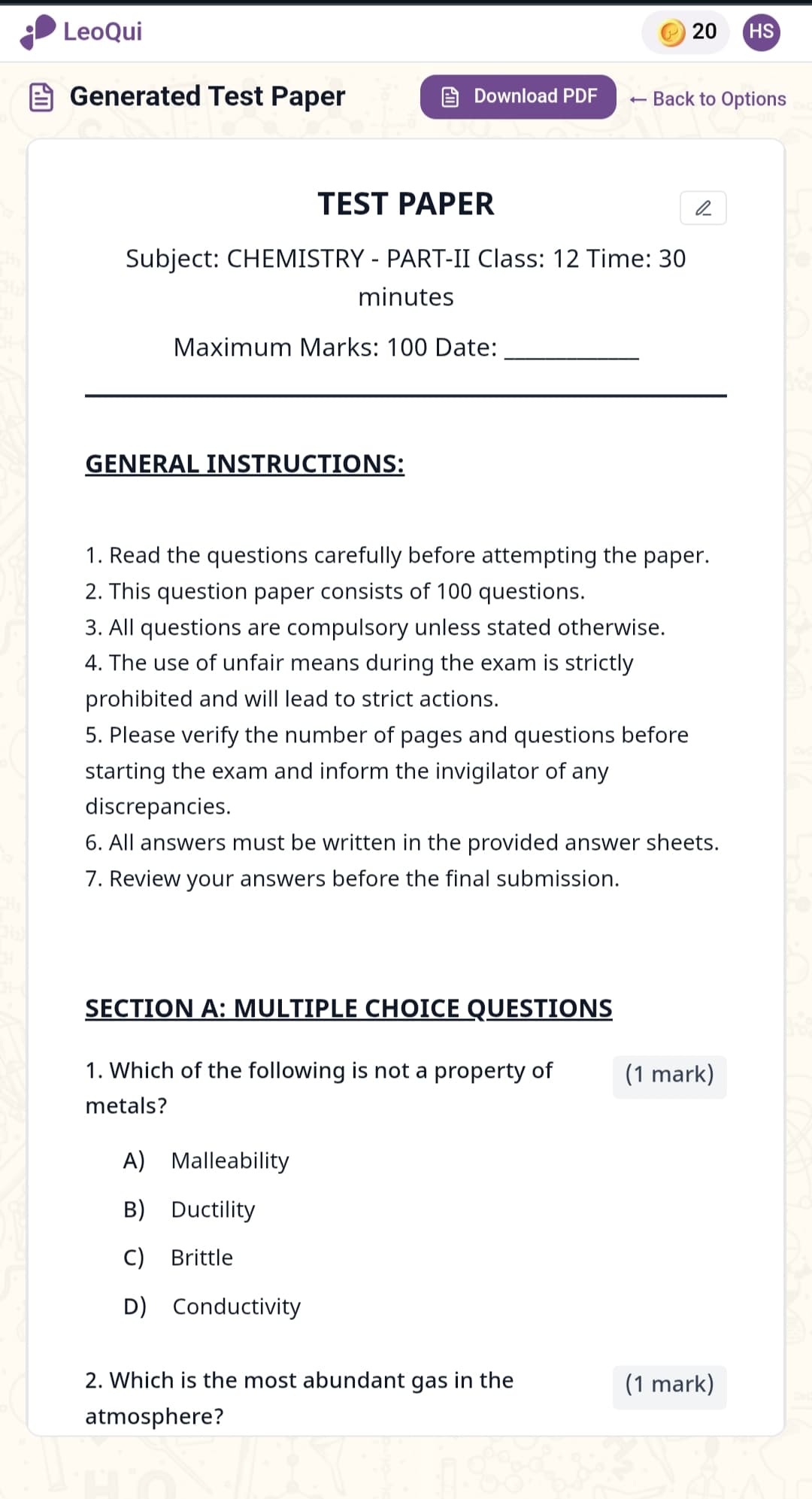 Teacher mobile app interface
